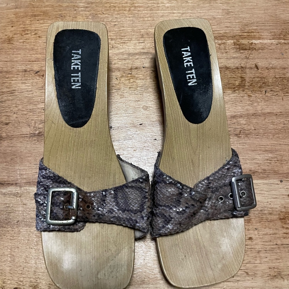 Snake Skin heels